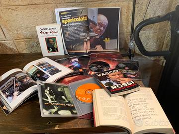 Set audio/video/libri da collezione Vasco Rossi