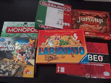 Giochi in scatola 