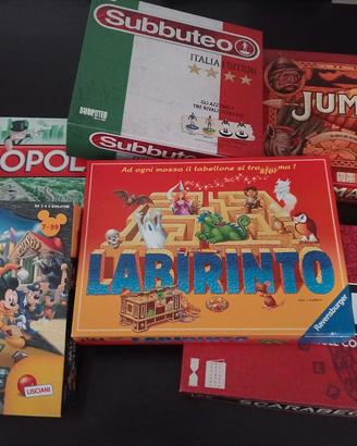 Giochi in scatola 