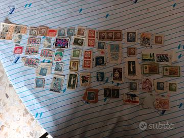 collezione francobolli antichi da tutto il mondo