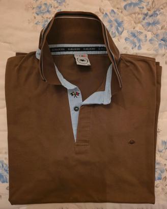 Polo uomo Il Granchio XXL marrone