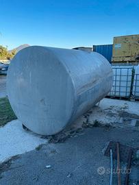 Serbatoio Acciaio Inox LT 5000 Orizzontale