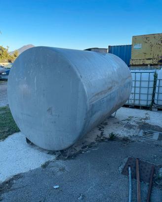 Serbatoio Acciaio Inox LT 5000 Orizzontale