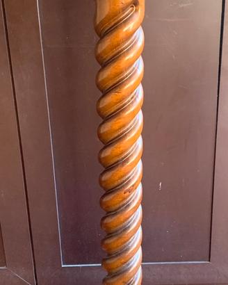 Colonnina in legno porta vaso