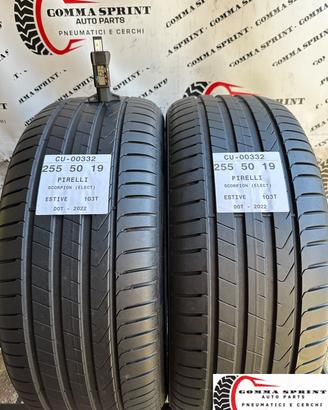 2 PNEUMATICI 255/50 R19 PIRELLI ESTIVE 70%