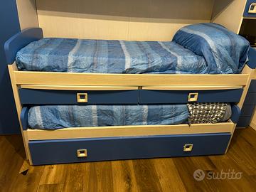 Letto triplo per cameretta