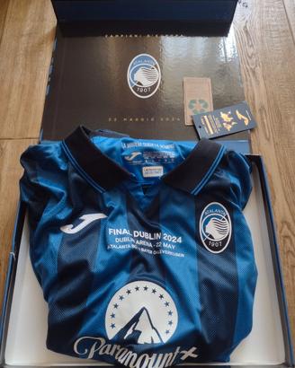 Maglia originale Atalanta finale Dublino Tg L