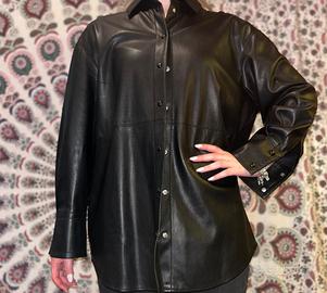 Camicia in similpelle