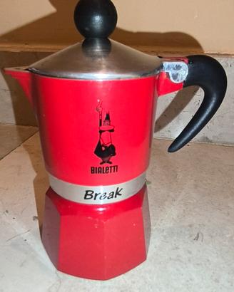 Bialetti Caffettiera Moka Express Rossa in allumin