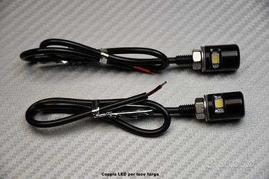Coppia LED per luce targa