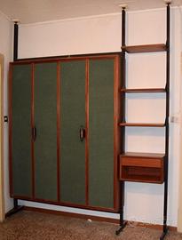 Armadio ante scorrevoli libreria terra cielo