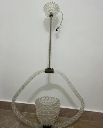 Lampadario vetro di murano