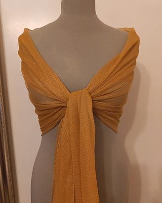 stola elegante colore oro 