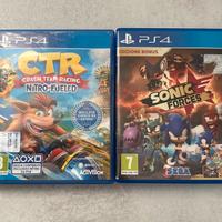 Crash Ctr + Sonic Forces Ps4