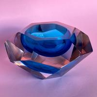Posacenere in vetro di Murano blu perfetto 💎