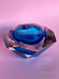 Posacenere in vetro di Murano blu perfetto 💎