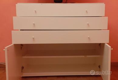 Armadio 4 ante+cassettiera