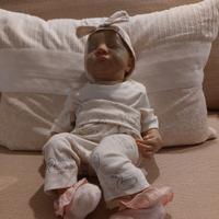Bambola Reborn fatta a mano con completi