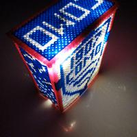 Lampada COMO CALCIO con con tubetti in plastica