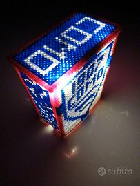 Lampada COMO CALCIO con con tubetti in plastica