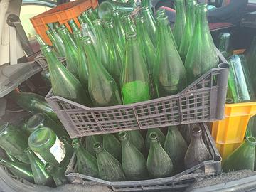 Bottiglie di vetro di un litro