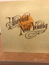 Vinile LP Neil Young “Harvest” 1972 con Poster