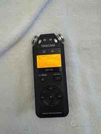 Tascam DR-05 registratore audio PCM con scatola