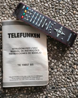 MONITOR TV LCD TELEFUNKEN 19" CON TELECOMANDO