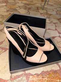 sandali alti donna, rosa, n 38