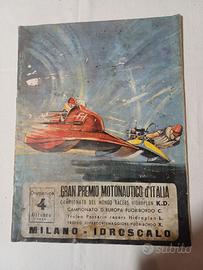 rivista gran premio motonautica 1953 idroscalo