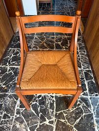 Set 4 sedie legno