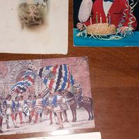 4 cartoline auguri paola