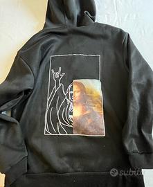 Felpa POP ART GIOCONDA METAL  in pile Shein S