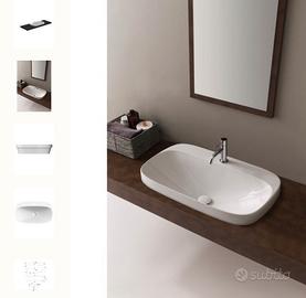 Lavabo da incasso in ceramica nuovo