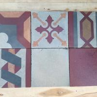 Cementine liberty originali d'epoca