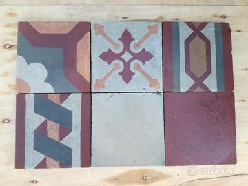 Cementine liberty originali d'epoca