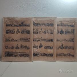 "Historie de Napoleon" 9 stampe in bianco e nero