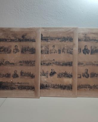 "Historie de Napoleon" 9 stampe in bianco e nero