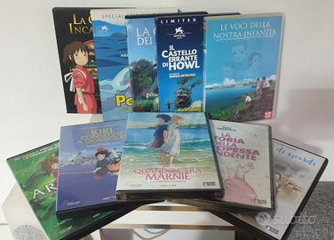 DVD anime studio Ghibli collezione