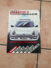 Rivista Gente motori Ford 1985