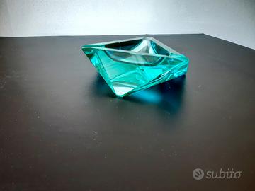 Portaoggetti anni 70 di design in cristallo