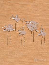 Set 5 fermagli per capelli