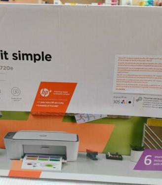 STAMPANTE HP 2720e WIFI BIANCA/GRIGIA NO CARTUCCE