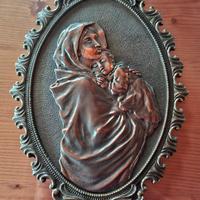 Bassorilievo Madonna con bambino 
