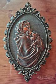 Bassorilievo Madonna con bambino 