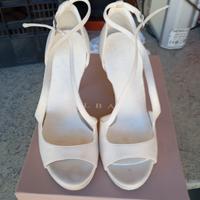 scarpe da sposa in raso 