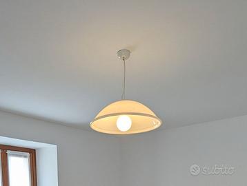Lampadario a Sospensione Vintage in Vetro