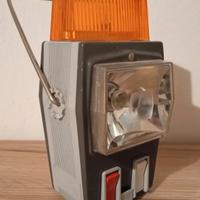 VECCHIA TORCIA PILA LAMPADA D' EMERGENZA VINTAGE 