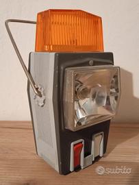 VECCHIA TORCIA PILA LAMPADA D' EMERGENZA VINTAGE 