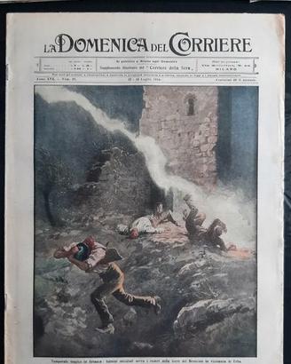 1914, n°28 la Domenica del Corriere da collezione